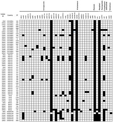 Molecular mechanisms leading to ceftolozane/tazobactam resistance in clinical isolates of Pseudomonas aeruginosa from five Latin American countries